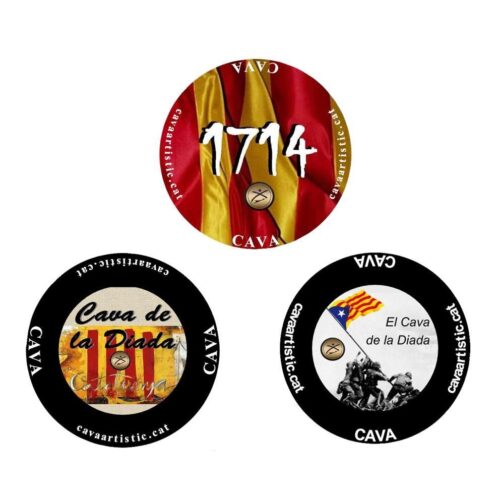 Cava Badges from the Day of Catalonia Collection