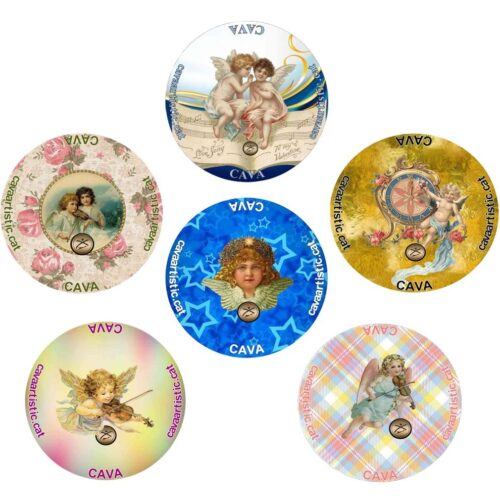 Cava Badges from the Àngels II Series Collection
