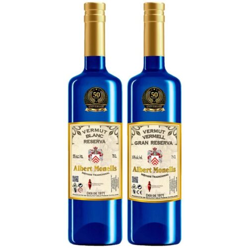 Pair of White Reserve and Red Gran Reserve Vermouths 75 Cl.