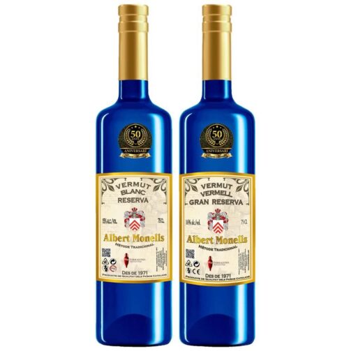 Pair of White Reserve and Red Gran Reserve Vermouths 75 Cl.