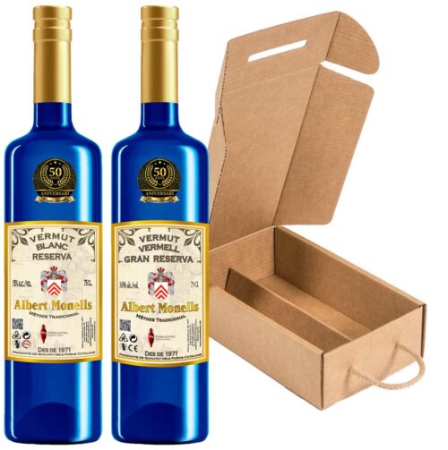 Pair of White Reserve and Red Gran Reserve Vermouths 75 Cl.