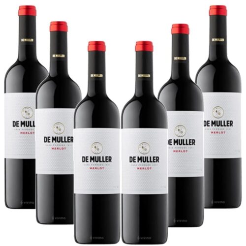 De Muller Merlot 2017 - 6 Ampolla 2704 - De Muller Merlot