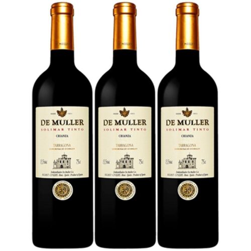 De Muller Solimar Negre - 3 ampolles 2710 - De Muller Solimar Red Wine