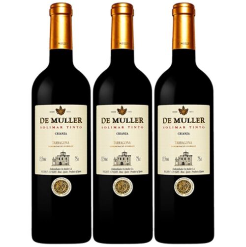 De Muller Solimar Negre - 3 ampolles 2710 - De Muller Solimar Red Wine