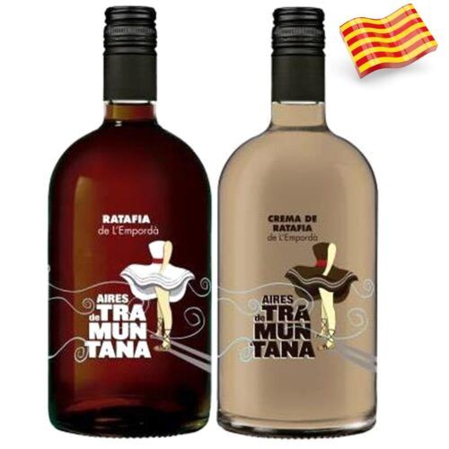 Duet of Ratafia + Ratafia Cream  26º and 16º - 70 Cl.