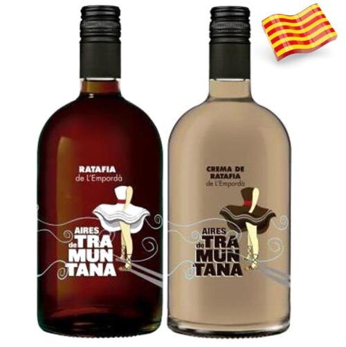 Duet of Ratafia + Ratafia Cream  26º and 16º - 70 Cl.