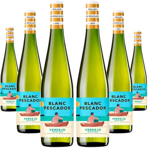 6 Ampolles de Verdejo Blanc Pescador 2501 - Verdejo Needle White Fisher