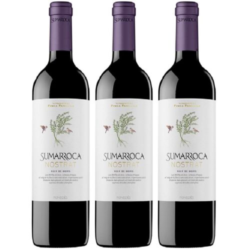 3 Ampolles - Vi Negre Sumarroca Nostrat Noir de Noirs Penedès 2225 - Red Wine Sumarroca Nostrat Black of Blacks
