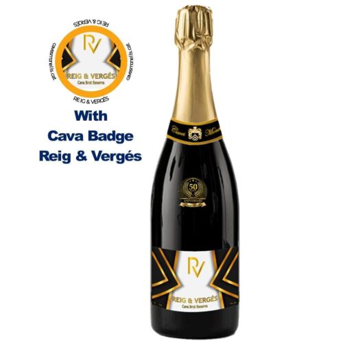1 Ampolla del Cava 02 Brut Reserva Reig & Verges en Anglès 1903/02 - Cava Brut Reserve Reig & Vergés