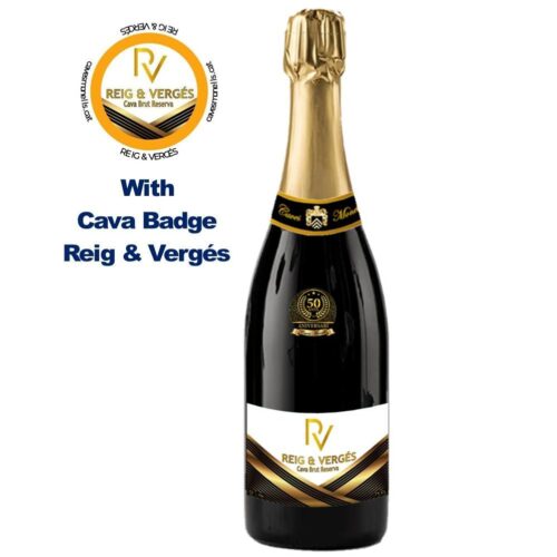 1 Ampolla del Cava 04 Brut Reserva Reig & Verges en Anglès 1903/04 - Cava Brut Reserve Reig & Vergés