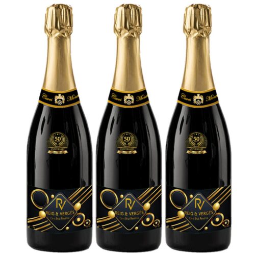 3 Ampolles del Cava 07 Brut Reserva Reig & Verges 1903/07 - Cava Brut Reserve Reig & Vergés