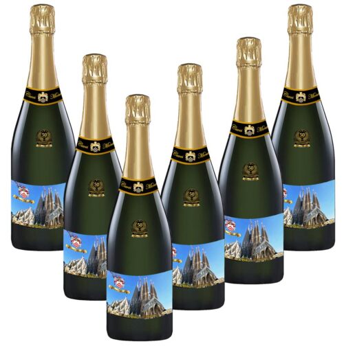 6 Ampolles Cava Catalunya 2024 - Sagrada Familia Cava Brut Reserve of Holy Family