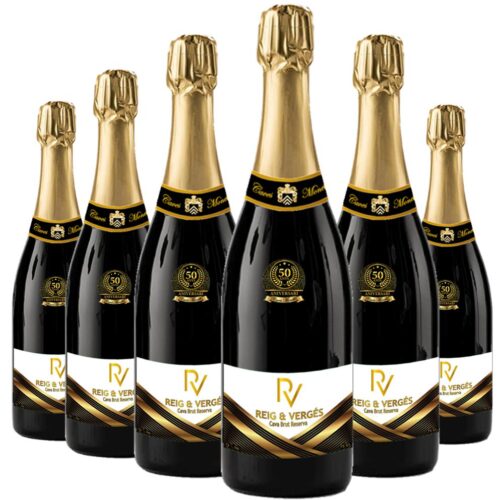 6 Ampolles del Cava 04 Brut Reserva Reig & Verges 1903/04 - Cava Brut Reserve Reig & Vergés