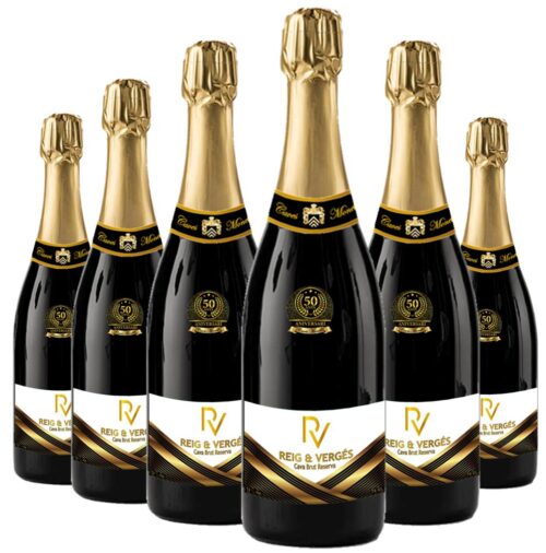 6 Ampolles del Cava 04 Brut Reserva Reig & Verges 1903/04 - Cava Brut Reserve Reig & Vergés