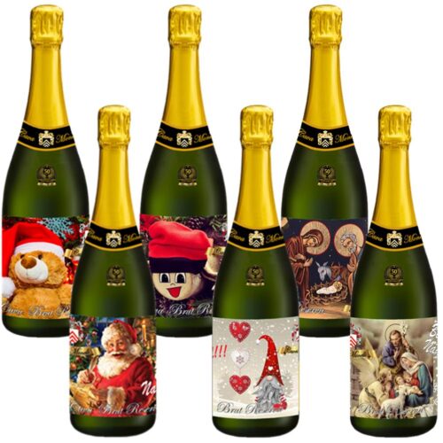 First Box of 6 Christmas Cavas Brut Reserve