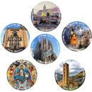 Cava Badges from Postcards of Catalonia Collection