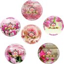 Cava Badges from Spring Flowers Collection