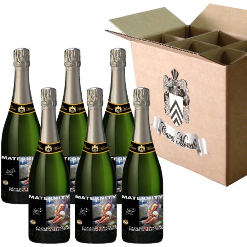 Cava Maternity - 6 Ampolles + Caixa Cava Brut Nature Maternity