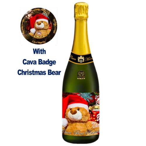 Cava Brut Reserve Christmas Bear