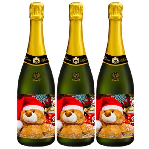 Cava Brut Reserve Christmas Bear