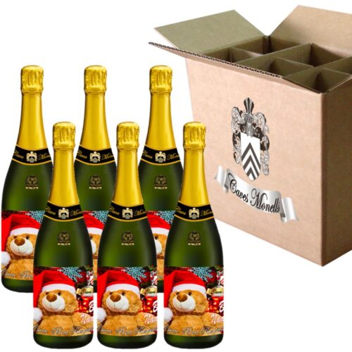 Cava Brut Reserve Christmas Bear