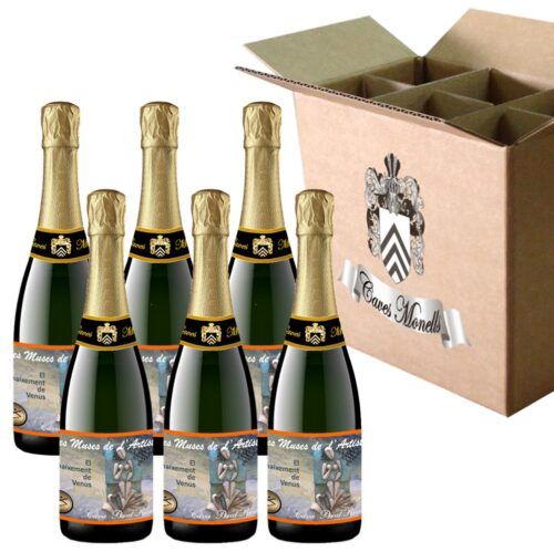 Cava del Naixement de Venus - 6 Ampolles + Caixa Cava Birth of Venus Brut Reserve