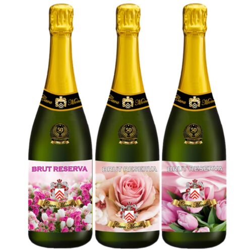 Assortment of Cava Brut Reserve of Spring Flowers