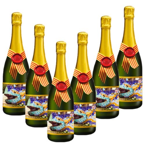 Gaudí 3 - 6 Ampolles Cava of Dragon of Güell Park Brut Reserve