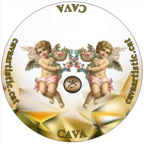 Placa de Cava del Cava 05 dels Àngels V Cava of the Angels Brut Reserve