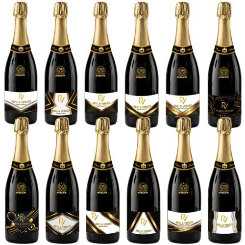 1903 - Complete Series of 12 Cavas Brut Reserve Reig & Vergés