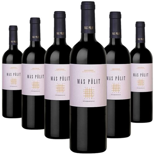 6 Ampolles - Vi Negre Mas Polit 2530 - Red Wine Mas Pòlit