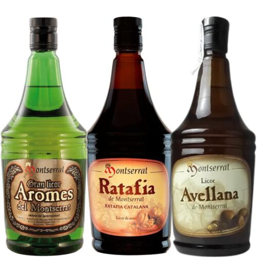 Pack of Aromes + Ratafia + Hazelnut Liquor of Abbey of Montserrat