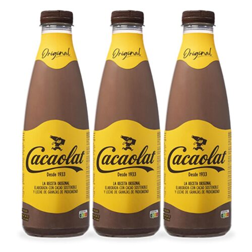 L004 - 3 bottles of 1 Liter of Original Cacaolat