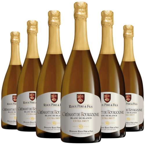 1351 - Domaine Roux Crémant of Bourgogne White of Whites Extra Brut
