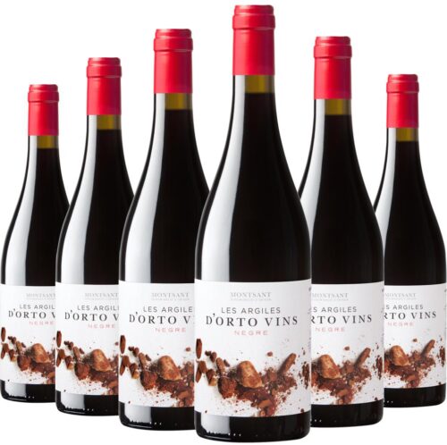 6 Ampolles - Vi Negre Les Argiles d'Orto Vins 2576 - Red Wine Les Argiles from Orto Wines