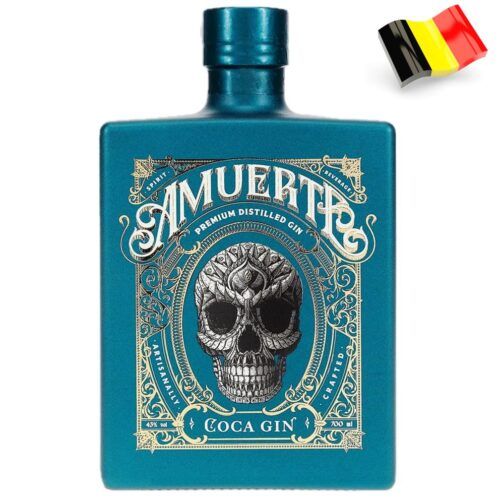 7015 - Amuerte Coca Gin Belgium Green Edition 43º - 70 Cl.