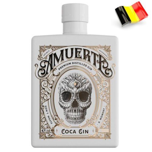 Amuerte Coca Gin White Edition 7017 - Amuerte Coca Gin Belgium White Edition 43º - 70 Cl.