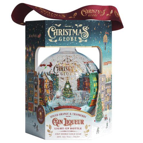 7046 - Christmas Globe Scotch Gin Liqueur with Spiced Orange & Cranberry 20º - 70 Cl.