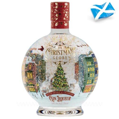 7046 - Christmas Globe Scotch Gin Liqueur with Spiced Orange & Cranberry 20º - 70 Cl.