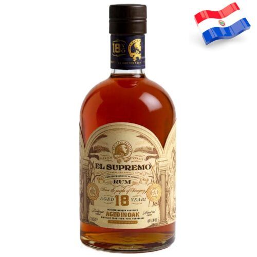 7133 - Paraguayan Rum El Supremo 18 Years Old  40º - 70 Cl.