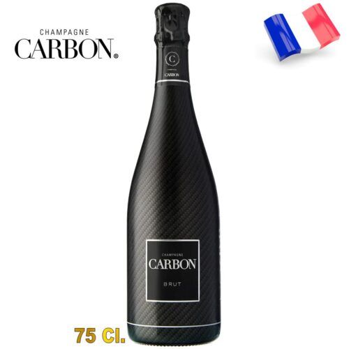 1402 - Carbon Champagne Sleeve Carbon Effect Brut of 75 Cl.