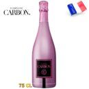 1405 - Carbon Champagne Sleeve Carbon Effect Luminous Rose de 75 Cl.