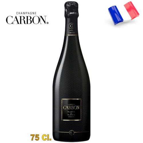 1406 - Carbon Champagne Sleeve Carbon Effect BDB Millesime of 75 Cl.
