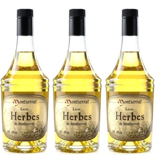 5062 - 3 Bottles of Herb Liqueur of the Abbey of Montserrat