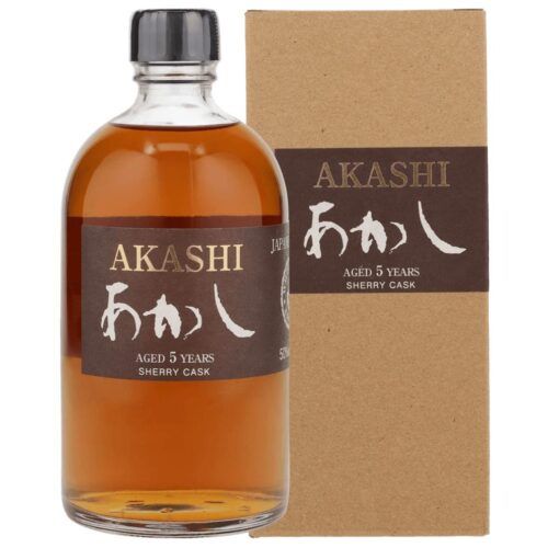 7206 - Japanese Akashi Single Malt Sherry 5 Years Whisky 50º - 50 Cl.