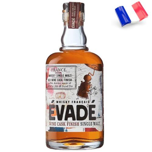 7347 - Evade Single Malt Red Wine French Whisky  40º - 70 Cl.
