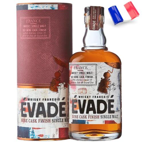 7347 - Evade Single Malt Red Wine French Whisky  40º - 70 Cl.