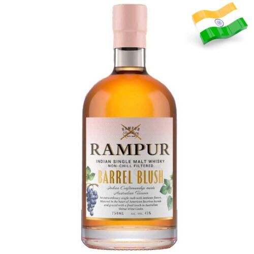 7358 - Indian Whisky Rampur Indian Single Malt Barrel Blush 45º - 70 Cl.