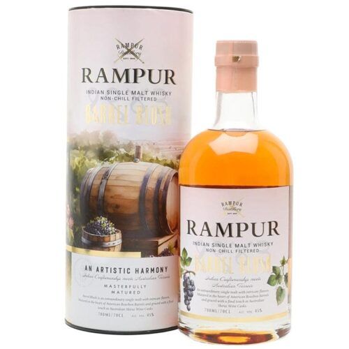 7358 - Indian Whisky Rampur Indian Single Malt Barrel Blush 45º - 70 Cl.