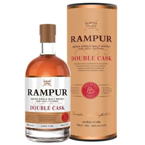 7357 - Indian Whisky Rampur Indian Single Malt Double Cask 45º - 70 Cl.